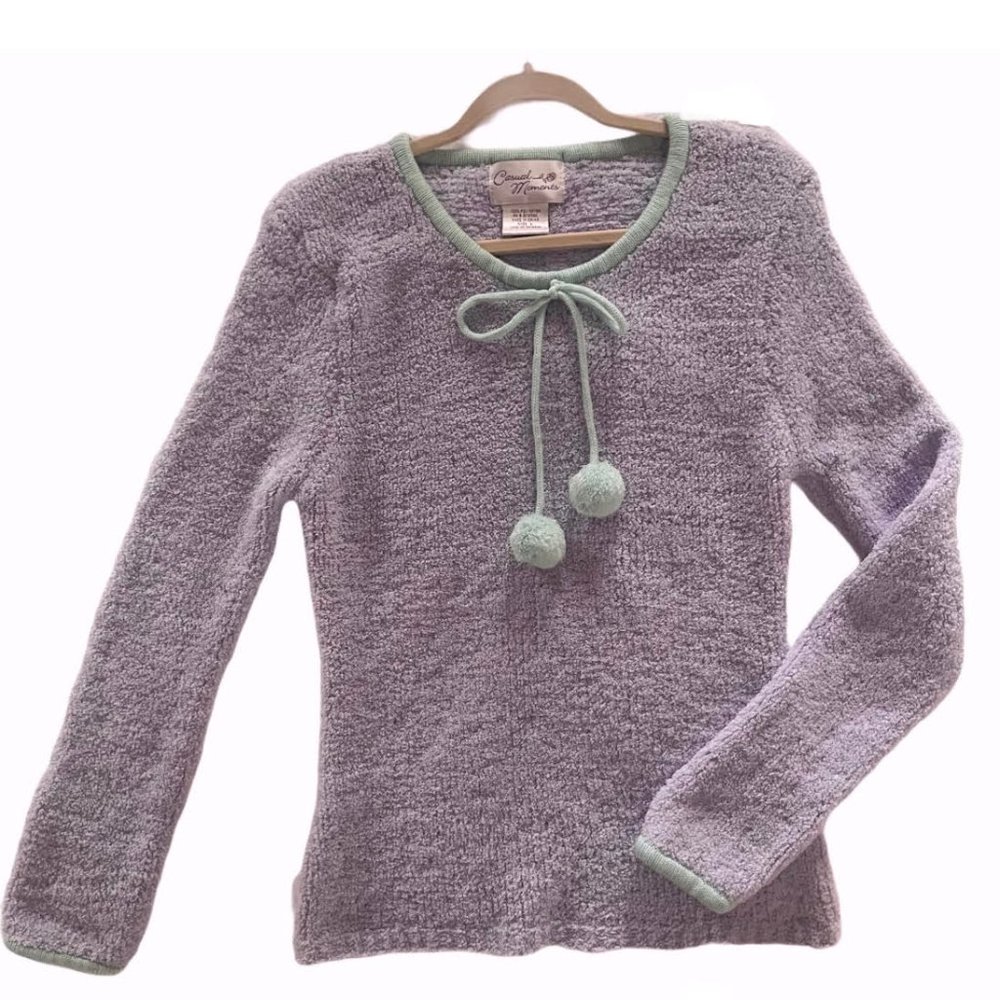 Casual Moments Lavender Pajama Top